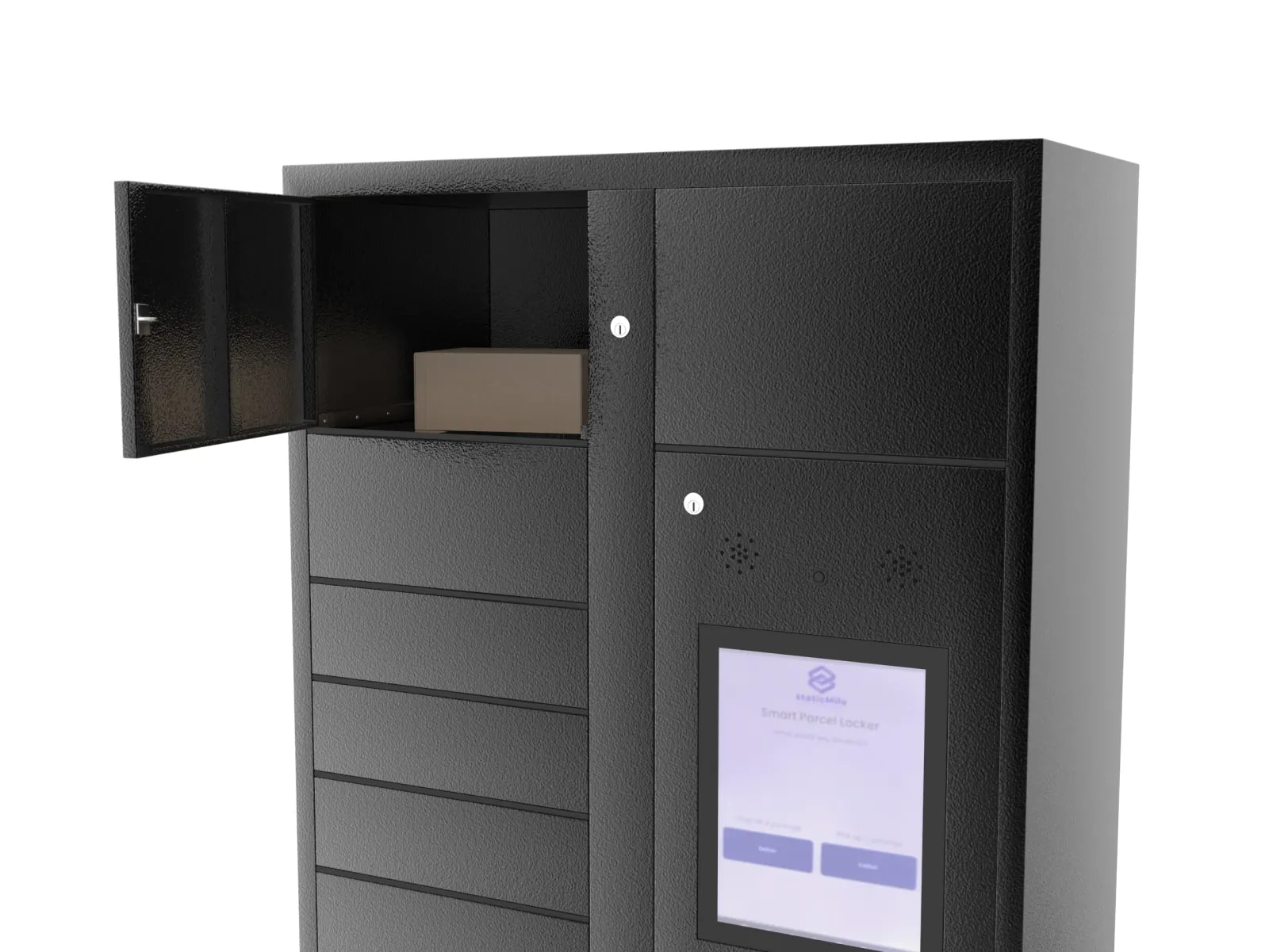 StaticMile locker for authenticated healthcare pickup